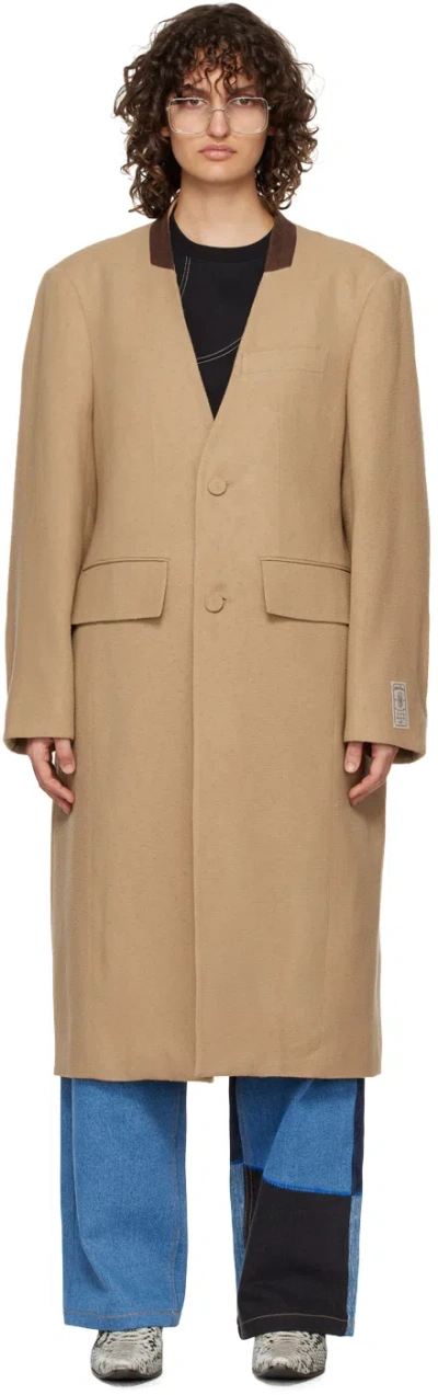 Ader Error Beige Nufe Coat
