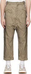 Ader Error Beige Product. 69 Trousers In Beige