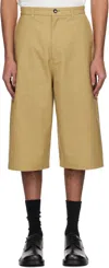 Ader Error Beige Product. 87 Shorts In Beige
