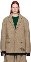 Ader Error Beige Varto Blazer In Beige