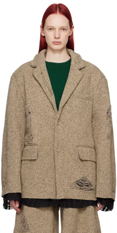 Ader Error Beige Varto Blazer