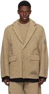 Ader Error Beige Varto Blazer In Beige