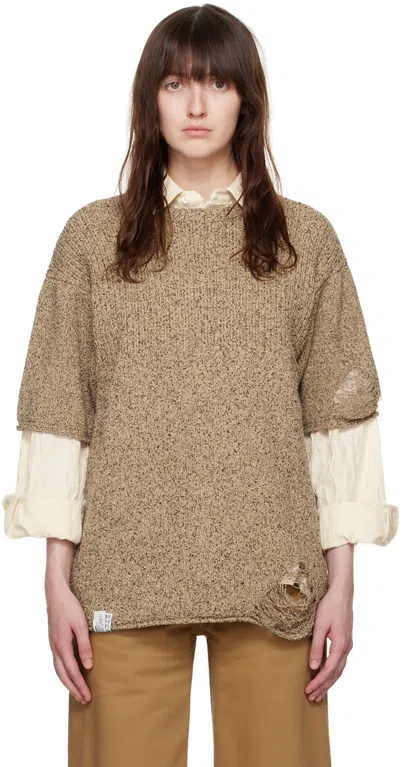 Ader Error Beige Varto Sweater