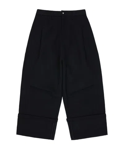 Ader Error Belt-loop Casual Pants In Black