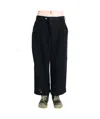 Ader Error Belt-loop Casual Pants In Black