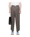 Ader Error Belt Loop Zipper Casual Pants In Multicolor