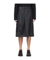 Ader Error Belt Loop Zipper Shorts In Black