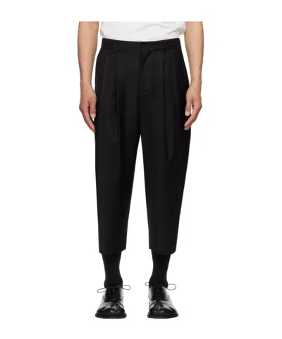 Ader Error Belt Loops Slacks In Noir