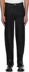 Ader Error Jeans With Belt Loops In Black