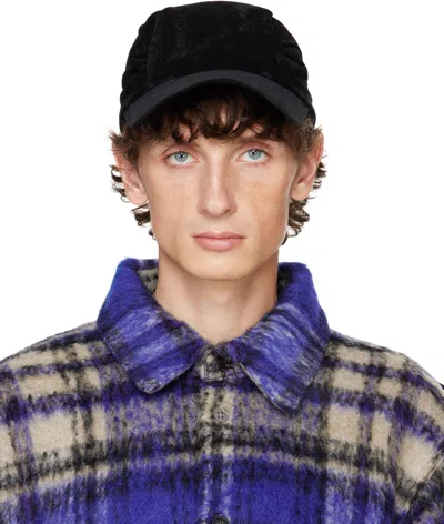 Ader Error Black 104 Cap In Noir