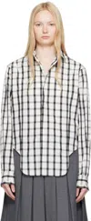 Ader Error Black & White Product. 54 Shirt In Ivory