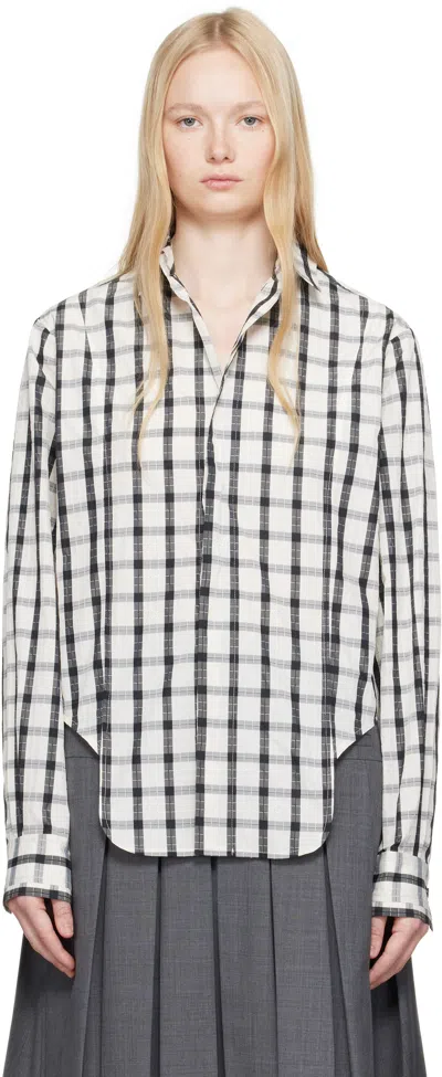 Ader Error Black & White Product. 54 Shirt In Ivory