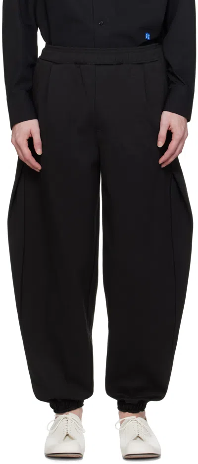 Ader Error Black Aven Sweatpants In Noir