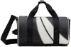 Ader Error Black Bashar Duffle Bag In Noir