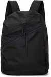 Ader Error Black Blue Collection Backpack In Black
