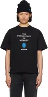 Ader Error Black Blue Net Product. 49 T-shirt In Black