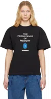 Ader Error Black Blue Net Product. 49 T-shirt In Black