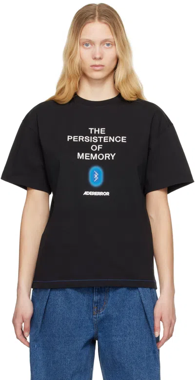 Ader Error Black Blue Net Product. 49 T-shirt