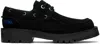 Ader Error Black Curve Bs01 Boat Shoes In Black