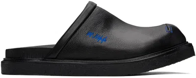 Ader Error Black Curve Sabot 02 Mules In Noir