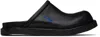 Ader Error Black Curve Sabot 02 Slip-on Loafers In Noir