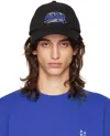 Ader Error Black Edca Logo Cap In Noir