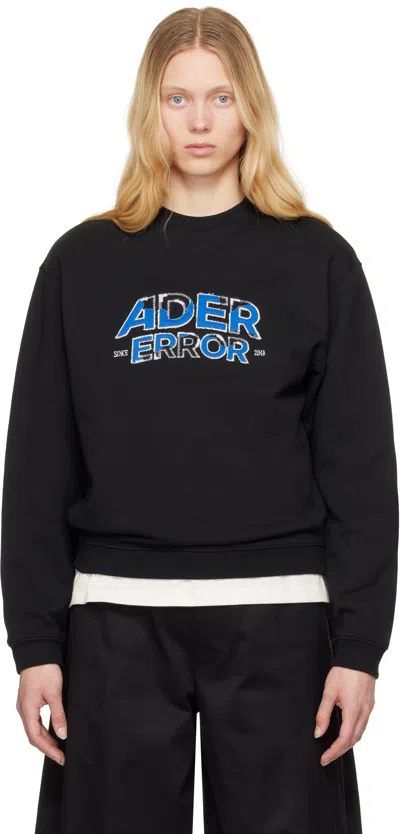 Ader Error Black Edca Product. 45 Sweatshirt