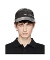 Ader Error Black Faded Cap In Black