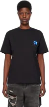 Ader Error Black Gemma T-shirt In Black