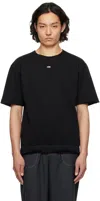 Ader Error Black Half Sleeve Product. 36 Sweatshirt In Black