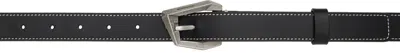 Ader Error Black Keresto Buckle Belt In Brown