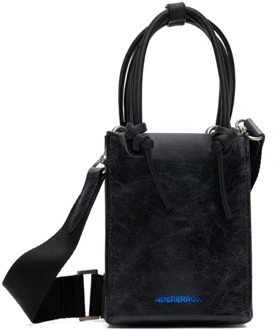 Ader Error Black Knotted Bag In Noir