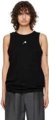 Ader Error Black Layered Tank Top In Black