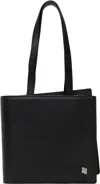 Ader Error Black Leather Tote In Noir