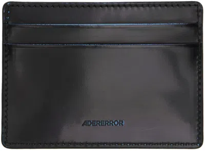 Ader Error Black Logo Card Holder