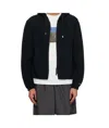 Ader Error Black Lunel Zip-up Product. 30 Hoodie In Black