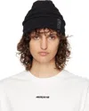 Ader Error Black Montblanc Beanie In Black