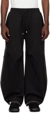 Ader Error Logo Drawstring Sweatpants In Noir