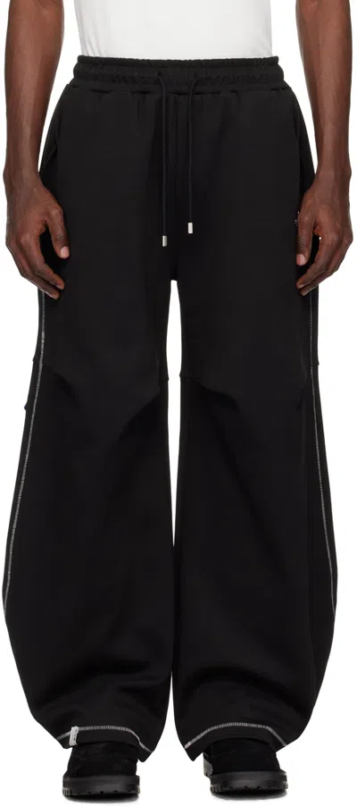 Ader Error Black Nolc Sweatpants In Noir