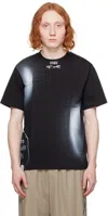 Ader Error Black Nowia T-shirt In Noir