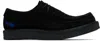 Ader Error Black Nubuck Derbys In Black