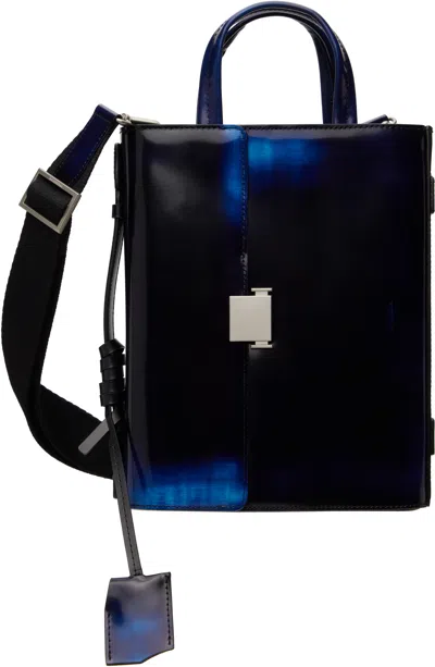 Ader Error Black Patent Leather Tote