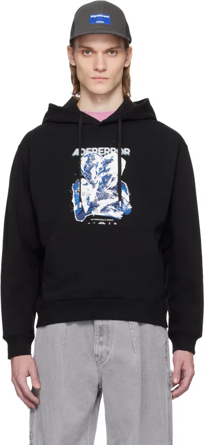 ADER ERROR BLACK PRODUCT. 32 HOODIE