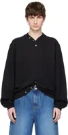 Ader Error Long-sleeved Sweater In Black