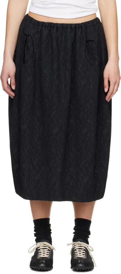 Ader Error Black Product. 74 Midi Skirt