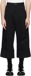 Ader Error Black Product. 80 Trousers In Noir