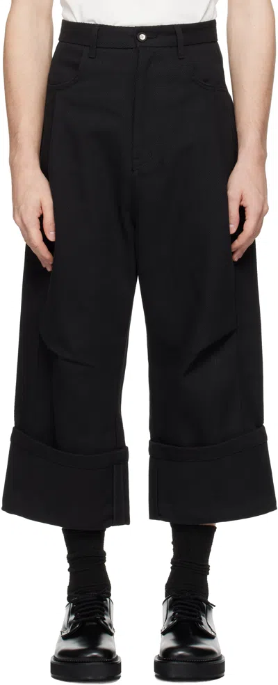 Ader Error Black Product. 80 Trousers In Noir