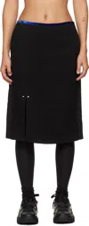 Ader Error Black Ruga Product. 64 Skirt In Noir
