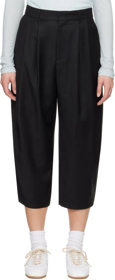 Ader Error Black Sig; Bk Tag 01 Trousers In Noir