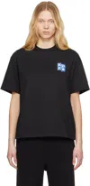 Ader Error Black Sig; Bl Tag 06 T-shirt In Noir